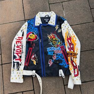 Rebels Men's Bold Graphic Bomber Jacket
